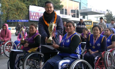 महिला ह्विलचेयर बास्केटबलको उपाधि डब्ल्युएसएलाई