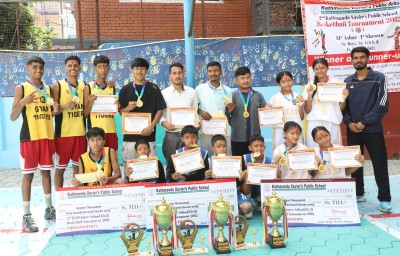 ज्ञान निकेतन, ग्रिनलन्स र बौद्ध चिल्ड्रन हेभनले जिते बास्केटबलको उपाधि