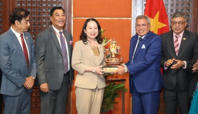 चेम्बरद्वारा भियतनामकी उपराष्ट्रपति जुआनसमक्ष द्विपक्षीय लगानी तथा व्यापार अभिवृद्धिबारे छलफल