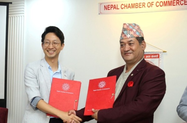 कृषि समिति चेम्बर र कोरियाको ब्रिज इन्टरनेशनलबीच सम्झौता 