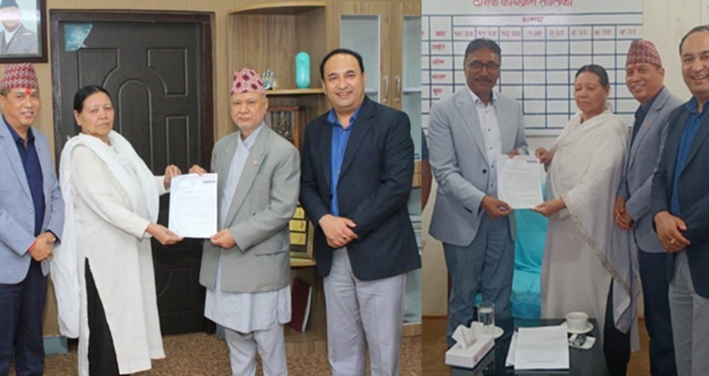 नेसनल प्याब्सनद्वारा शिक्षा विधेयक संशोधनको मागसहित शिक्षा र श्रम मन्त्रीलाई लिखित सुझाव पेश